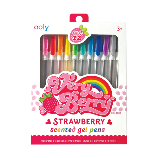 Very Berry Strawberry Scented Gel Pens - JKA Toys