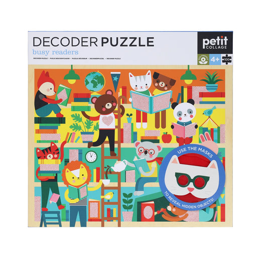 100 Piece Busy Readers Decoder Puzzle - JKA Toys