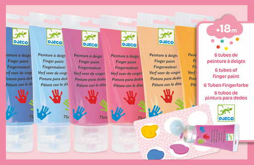 Finger Paint Tubes - Sweet Colors - JKA Toys