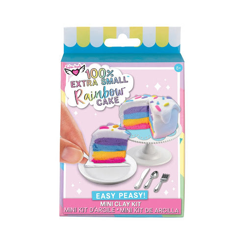 100% Extra Small Rainbow Cake Mini Clay Kit - JKA Toys