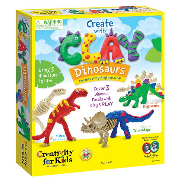 Create With Clay - Dinosaurs - JKA Toys