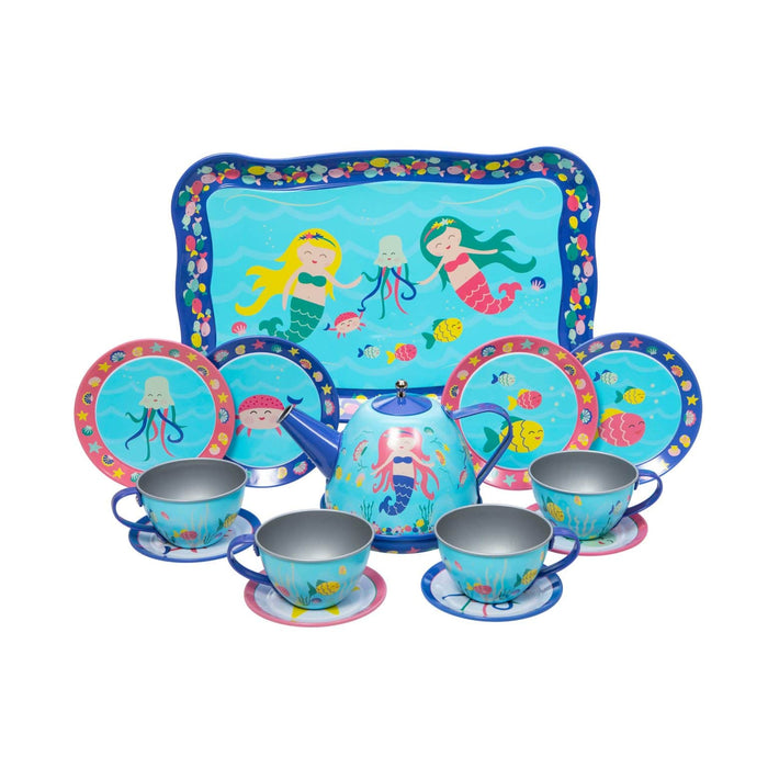 Mermaid Tin Tea Set - JKA Toys