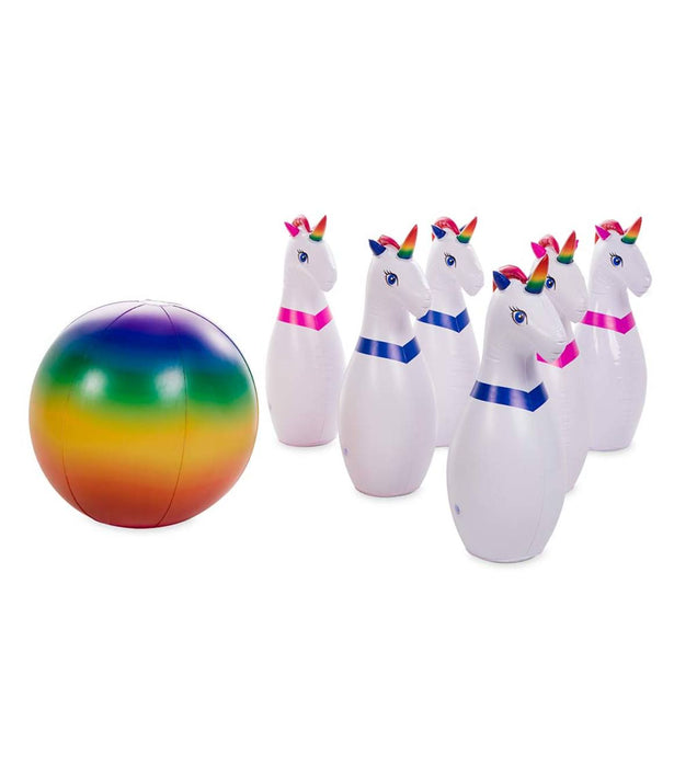Giant Inflatable Unicorn Bowling - JKA Toys