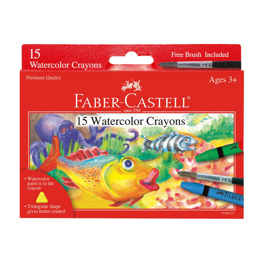 15 Watercolor Crayons - JKA Toys