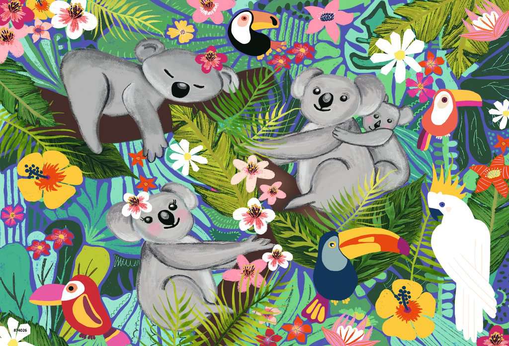 2x24 Koalas & Sloths Puzzle - JKA Toys