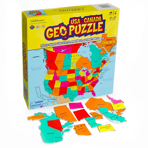 GeoPuzzle USA & Canada - JKA Toys