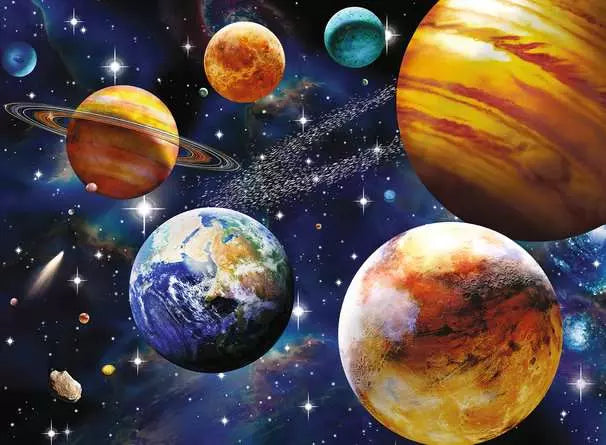 100 Piece Space Puzzle