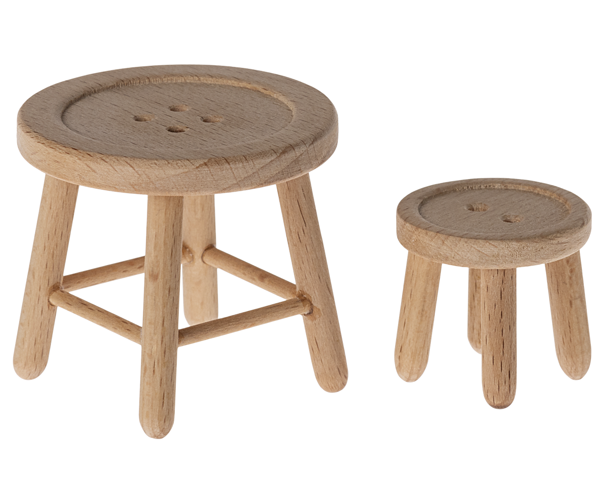 Maileg Mouse Table & Stool - JKA Toys