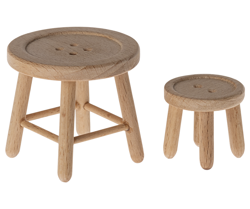 Maileg Mouse Table & Stool - JKA Toys