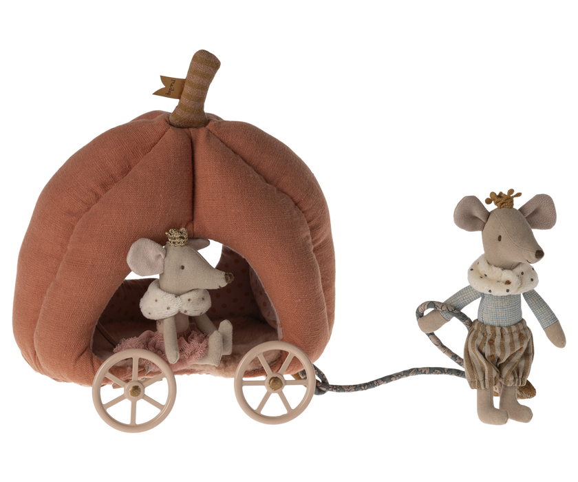 Maileg Royal Pumpkin Carriage, Mouse - JKA Toys