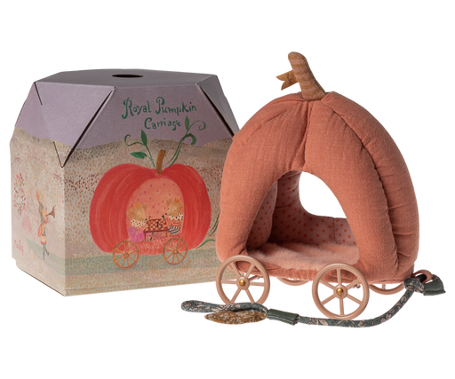 Maileg Royal Pumpkin Carriage, Mouse