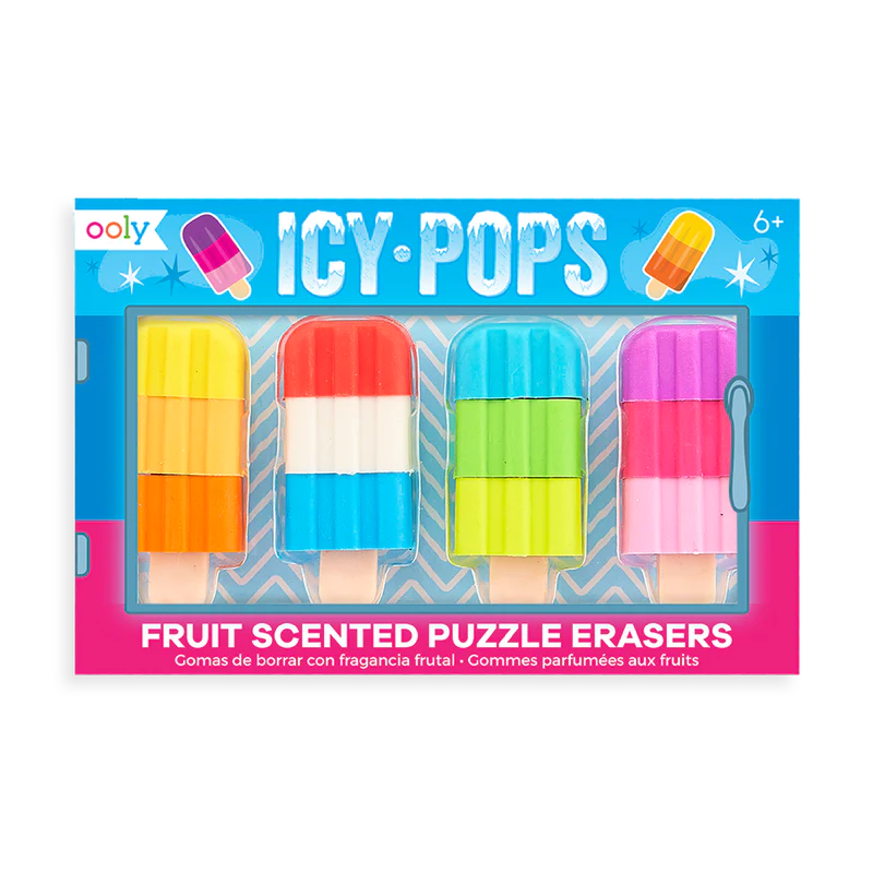 Icy Pops Puzzle Erasers - JKA Toys