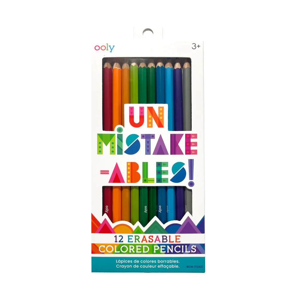 Un-Mistake-Ables! Erasable Colored Pencils - JKA Toys