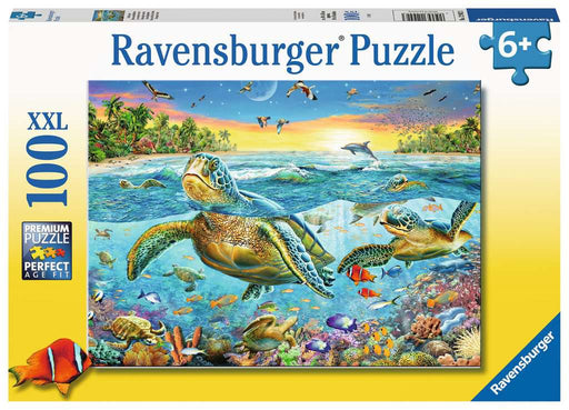 100 Piece Swim with Sea Turtles Puzzle - JKA Toys