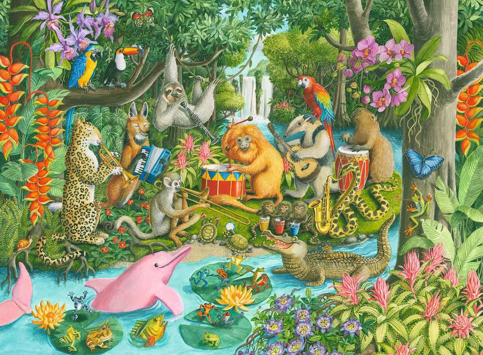 100 Piece Rainforest River Band Puzzle - JKA Toys