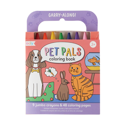 Pet Pals Coloring Book And Crayons - JKA Toys