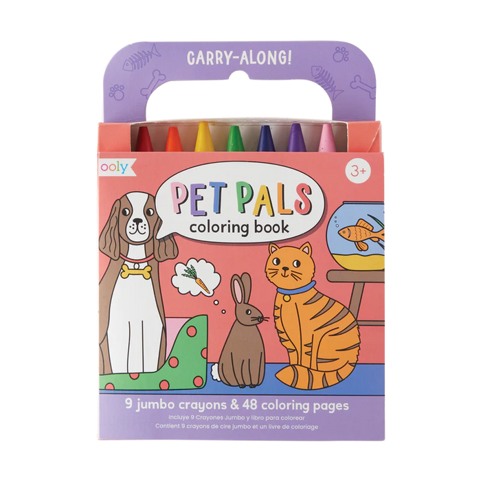Pet Pals Coloring Book And Crayons - JKA Toys