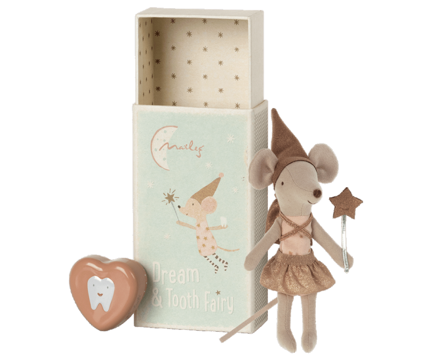 Maileg Rose Tooth Fairy Mouse in Box - JKA Toys