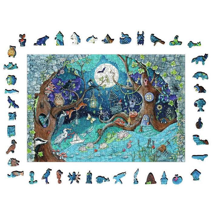 500 Piece Fantasy Forest Wooden Puzzle - JKA Toys