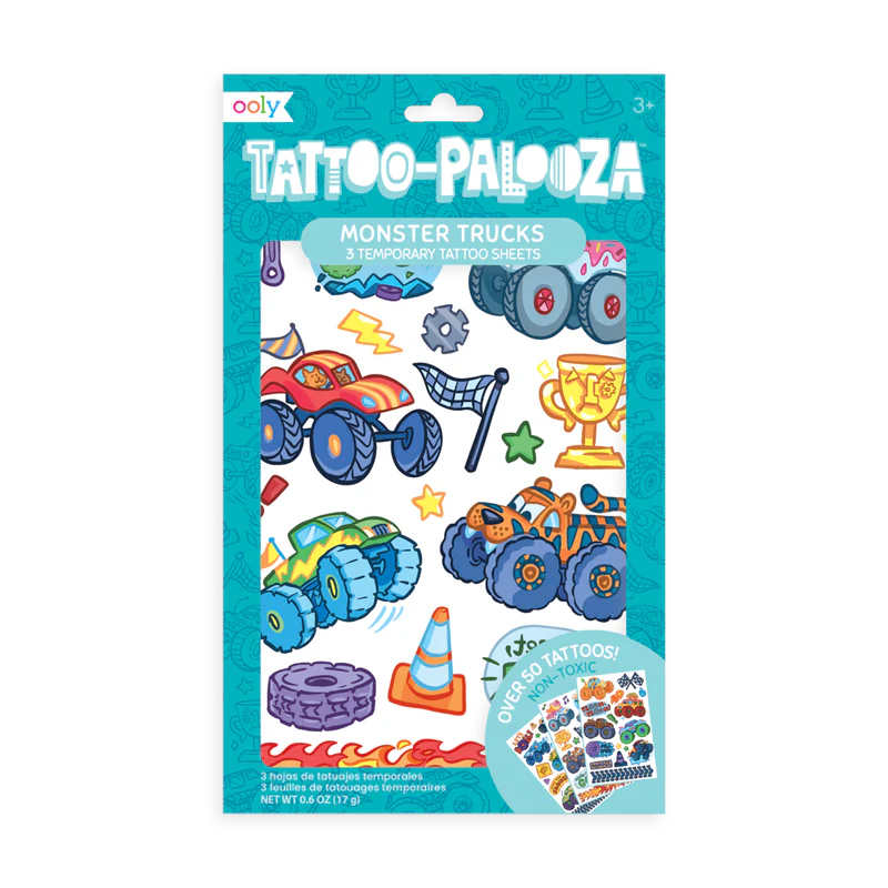 Tattoo-Palooza Monster Trucks - JKA Toys