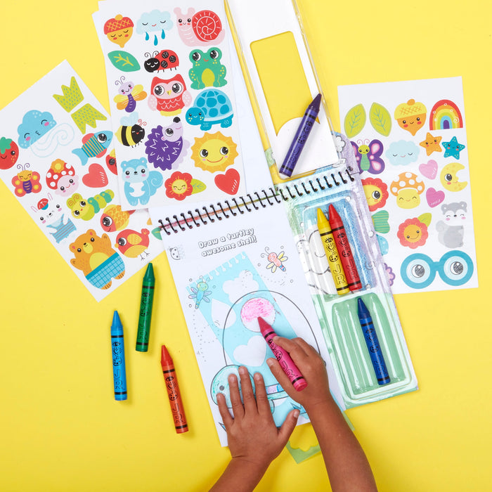 Art On The Go Color & Stick Activity Pad - Nature Friends - JKA Toys