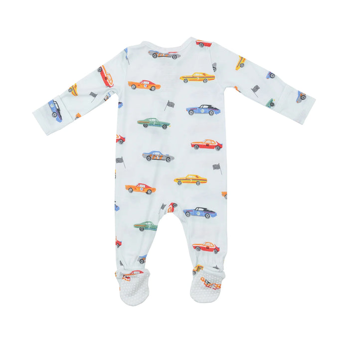 Muscle Cars 2 Way Zipper Footie - Newborn - JKA Toys