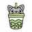 Boba Puppy Vinyl Sticker