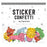 Wild Cats Sticker Confetti - JKA Toys