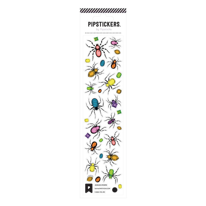 Jeweled Spiders Stickers