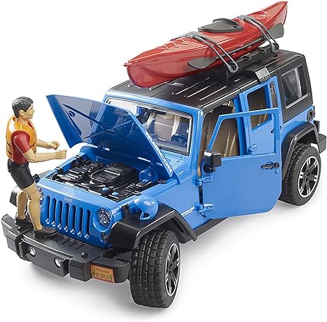 Bruder Jeep Wranger Rubicon with Kayak - JKA Toys