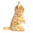 Sitting Pretty Orange Tabby Kitten - JKA Toys