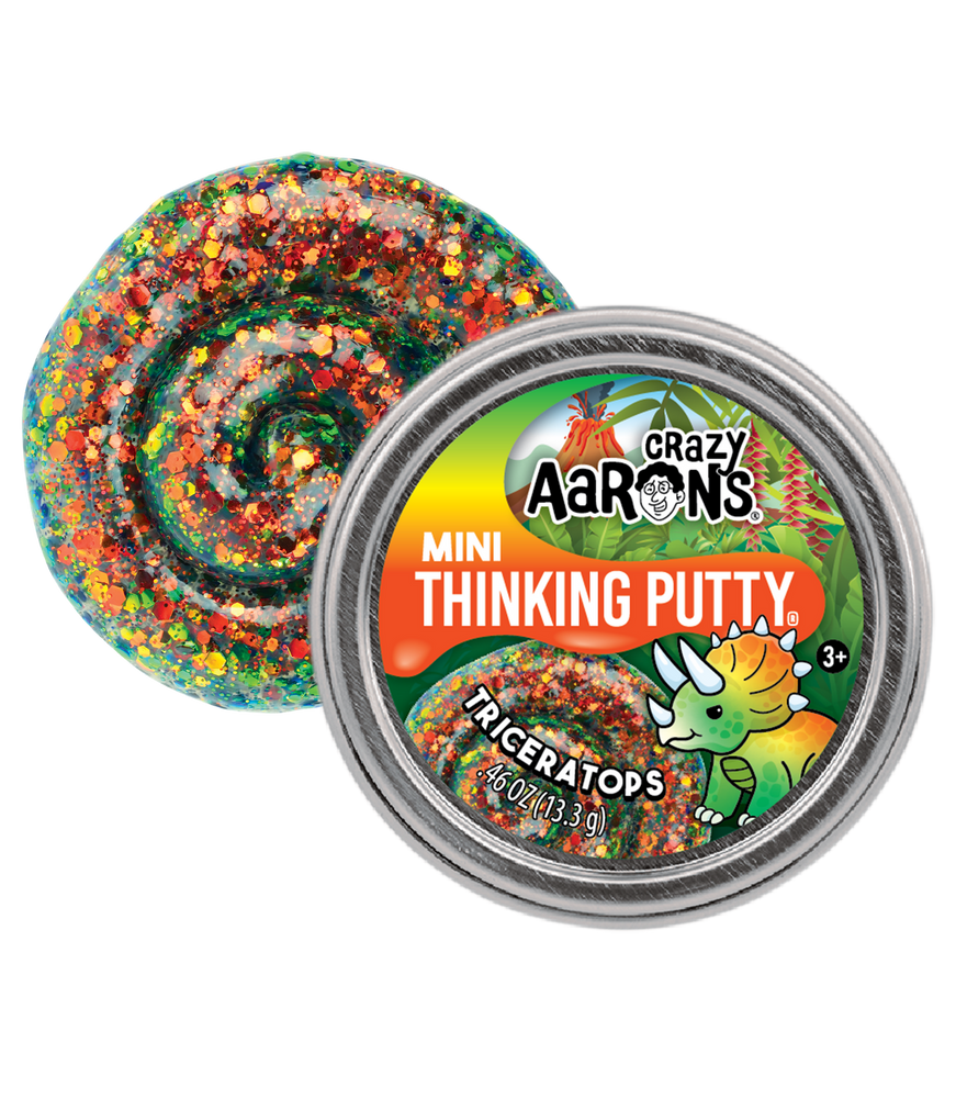 Triceratops Mini Thinking Putty - JKA Toys