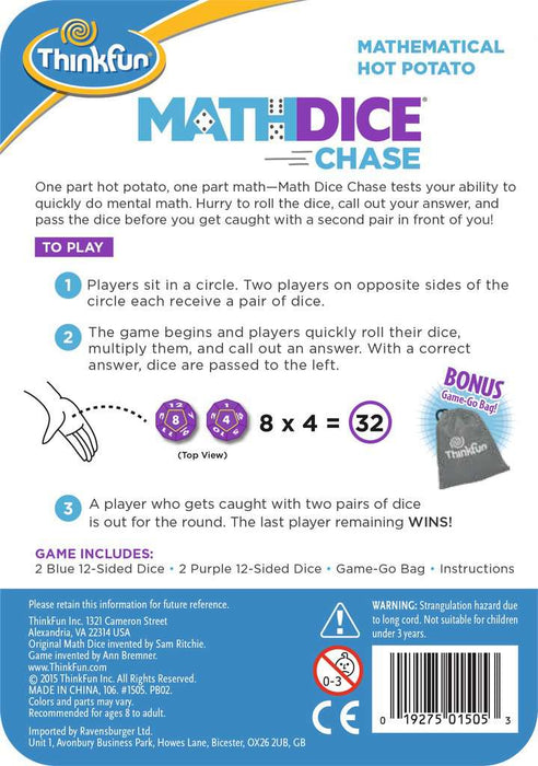 Math Dice Chase - JKA Toys