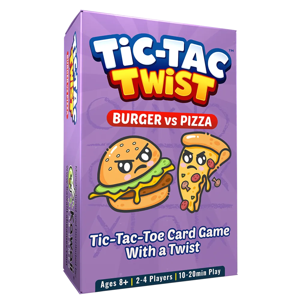 Tic-Tac Twist: Burger vs Pizza