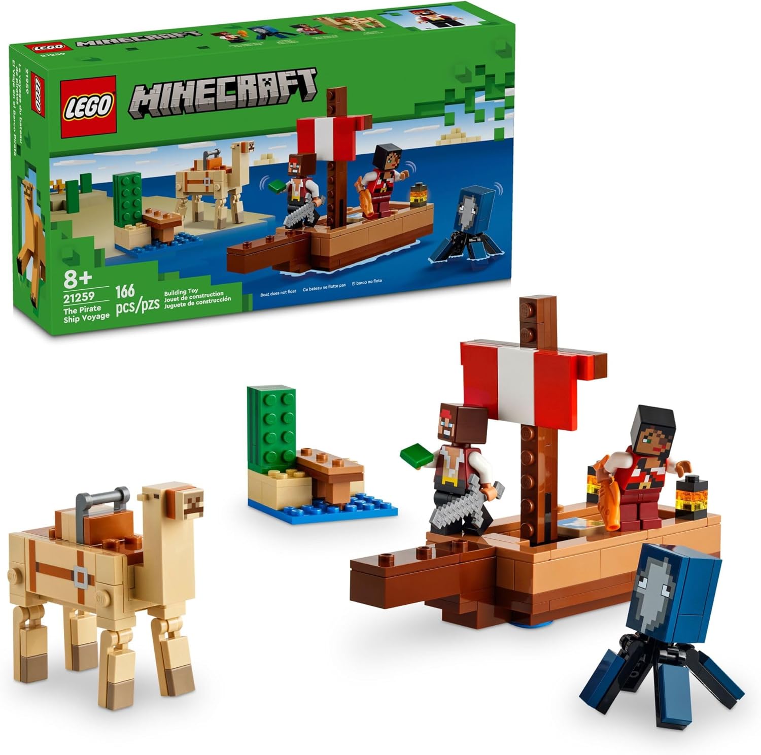 LEGO Minecraft - Pirate Ship Voyage - JKA Toys