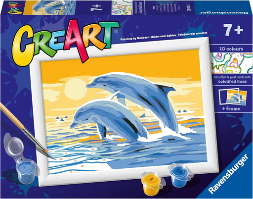 Delightful Dolphins Paint By Number - JKA Toys