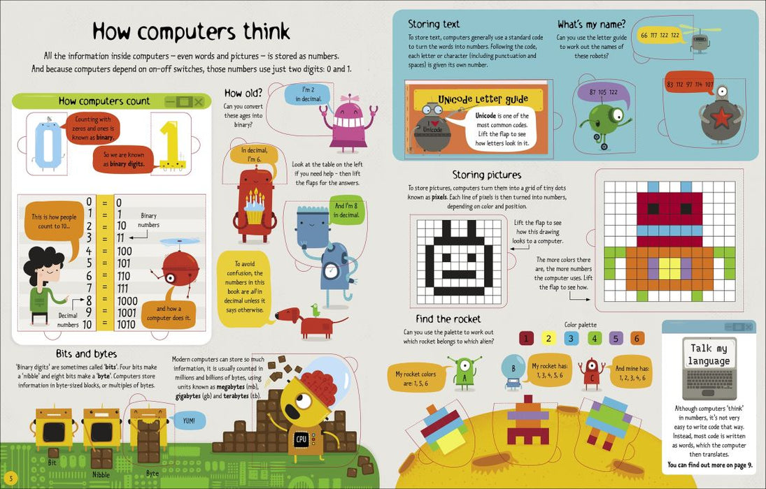 Lift-the-Flap Computers and Coding - JKA Toys