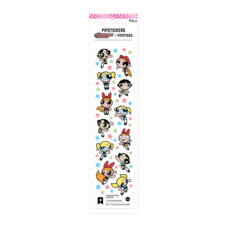 Powerpuff Girls Power Up Stickers