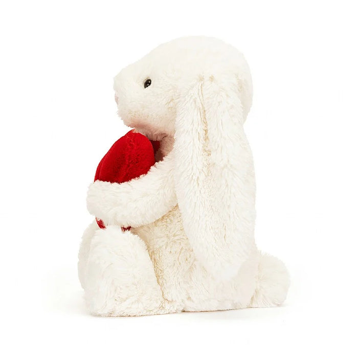 Bashful Red Love Heart Bunny - JKA Toys
