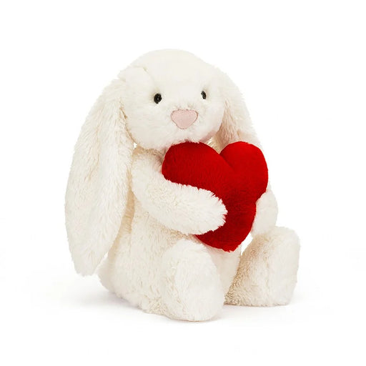 Bashful Red Love Heart Bunny - JKA Toys