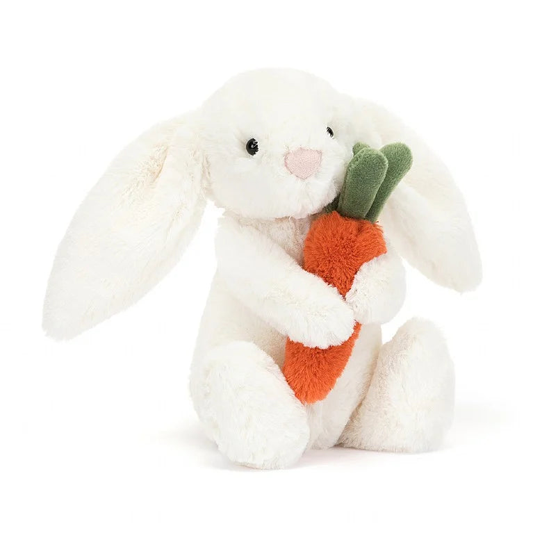 Little Bashful Bunny with Carrot - JKA Toys