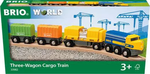 Three-Wagon Cargo Train - JKA Toys