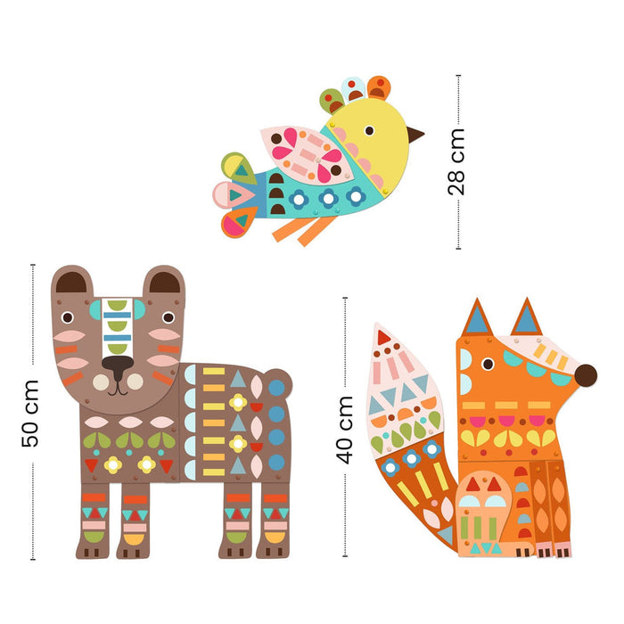 Create With Paper - 3 Giant Animals - JKA Toys