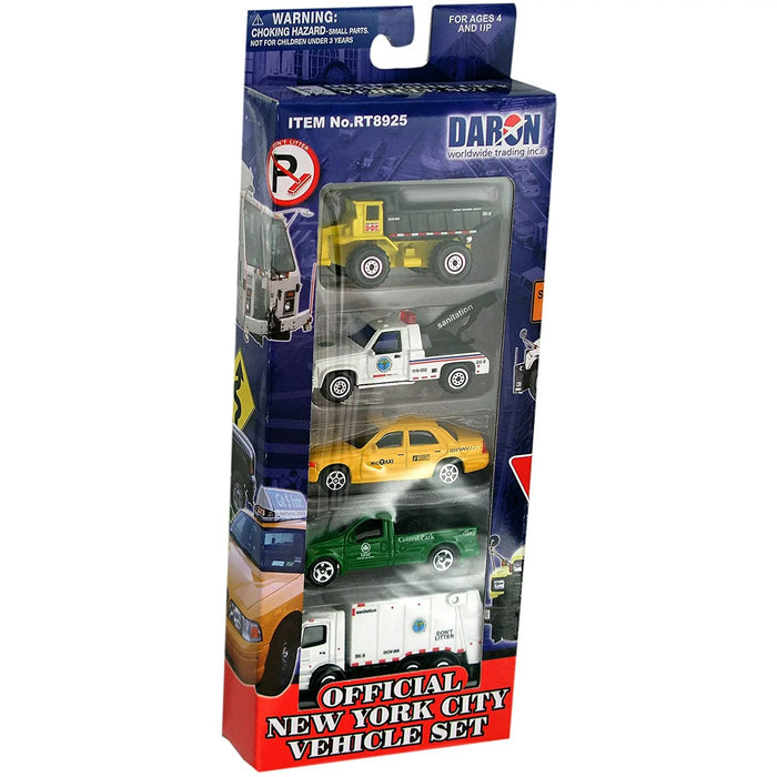 NYC 5 Piece Vehicle Set - JKA Toys