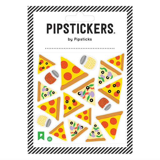 Fuzzy Pizza Slices Stickers - JKA Toys