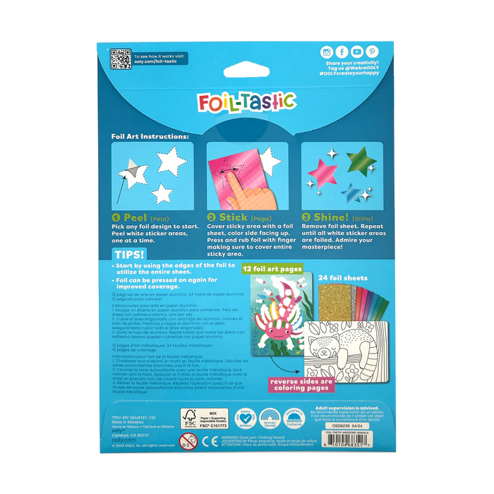 Foil-Tastic Foil Art & Coloring Fun - JKA Toys