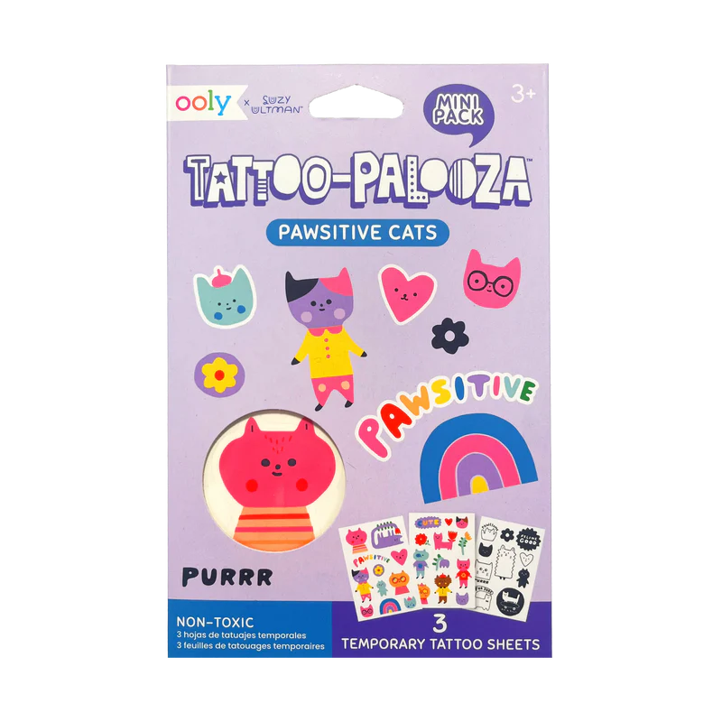 Pawsitive Cats Tattoo-Palooza Mini Pack - JKA Toys