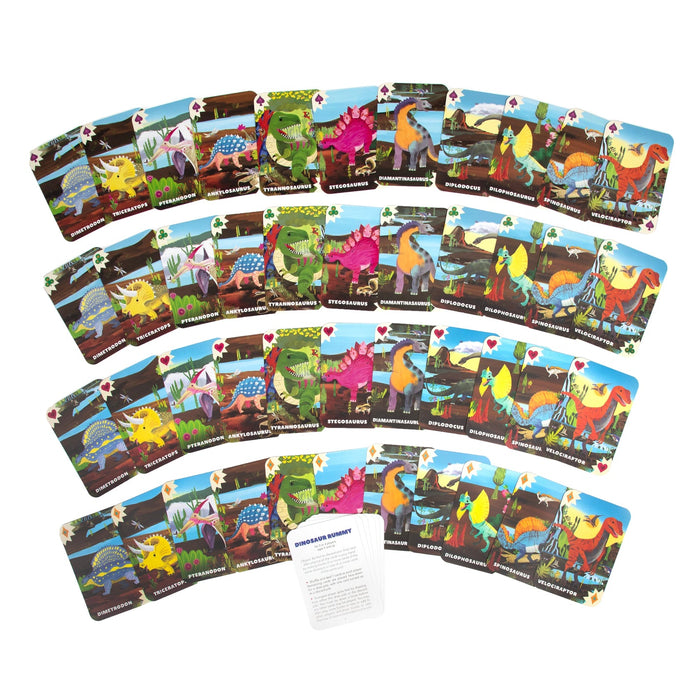 Dinosaur Rummy Card Game - JKA Toys