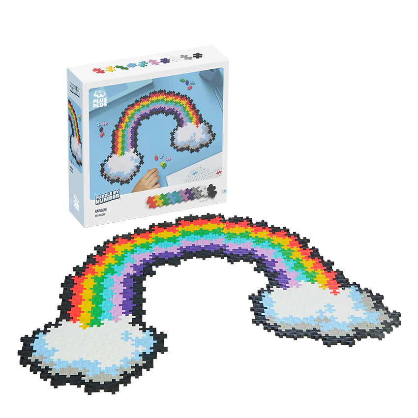 Rainbow Puzzle By Number - JKA Toys