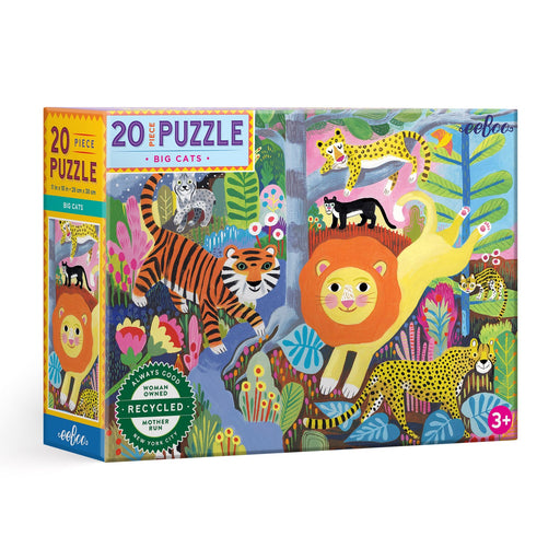 20 Piece Big Cats Puzzle - JKA Toys